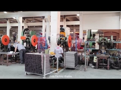 La exhibición del metal de la góndola de la estantería del supermercado deja de lado los estantes de la tienda al por menor