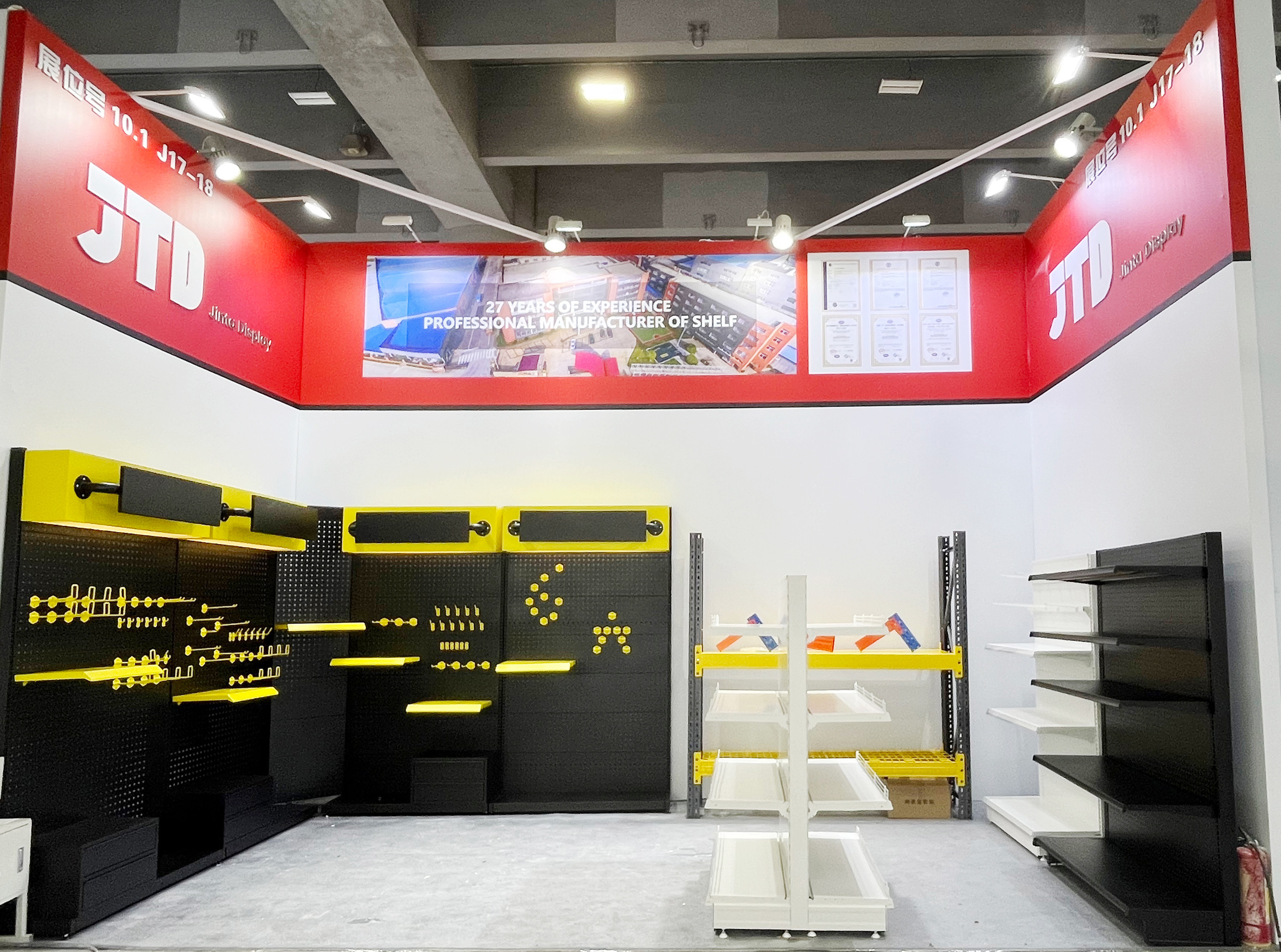 Últimos blogs de la empresa sobre Suzhou Jinta regresa triunfante de la Feria de Cantón: Soluciones profesionales de estanterías cautivan a los compradores globales