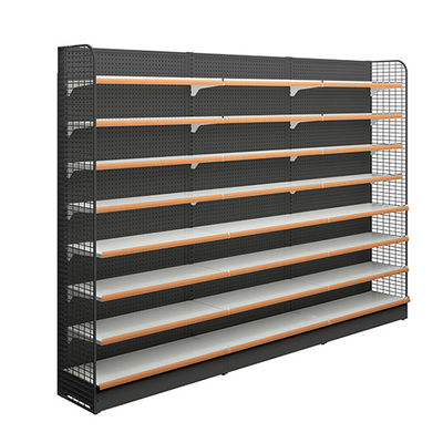 Fácil instalación Sistema de racks de supermercado Racks de supermercado con logotipos personalizados