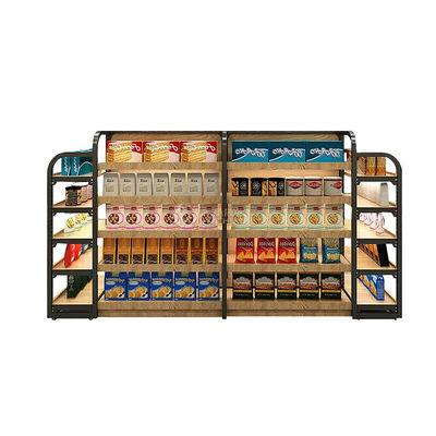 Display de supermercado moderno Estantes de comestibles para diseño personalizable