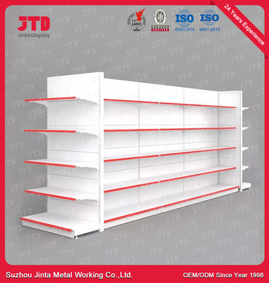 comprar La estantería comercial de la exhibición del supermercado de la góndola de la tienda al por menor pulveriza revestido online manufacture