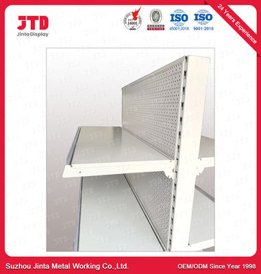 comprar La estantería de la tienda de la góndola de los lados del doble S50 pulveriza final revestido online manufacture
