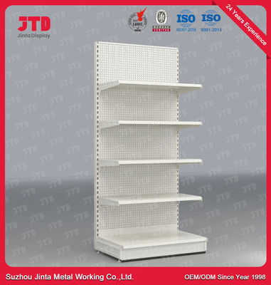 comprar La estantería de la tienda de la góndola de la exhibición del supermercado pulveriza final revestido online manufacture