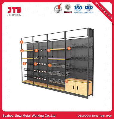comprar Estantería grande moderna de la exhibición del supermercado con el estante de exhibición durable y robusto online manufacture
