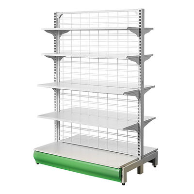 comprar Supermercado de malla de alambre Gándola Estante de exhibición Estante de comestibles Estante de exhibición de alambre online manufacture