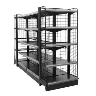 comprar Tiendas de comestibles Estantes de exhibición Estantes de supermercado Estante de exhibición de alambre Estantes de góndola online manufacture