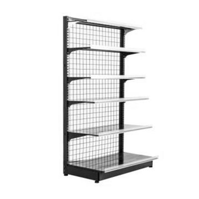 comprar Supermercado Repisas de pantallas de alambre Estante de metal Tienda de conveniencia Gondola de alambre Repisas de pantallas online manufacture