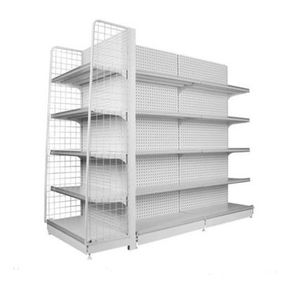 comprar Panel de rejilla de la tienda de venta al por menor Estante de alambre metálico Gondola Retrovisor de malla de agujero de hierro online manufacture