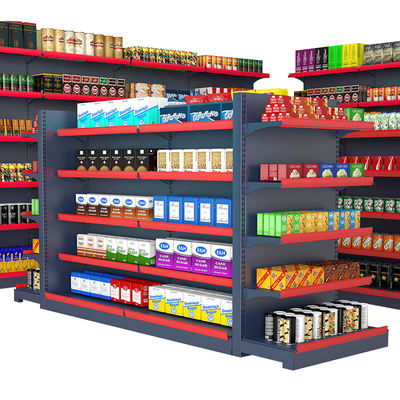 comprar Estante de venta al por menor de metal a medida Display de supermercado Gondola Estante de venta al por menor online manufacture