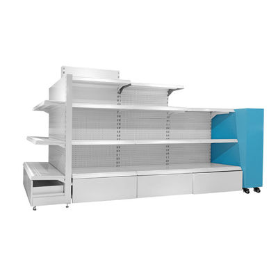 comprar Estante de exhibición de supermercado de acero laminado en frío para necesidades de exhibición personalizadas online manufacture