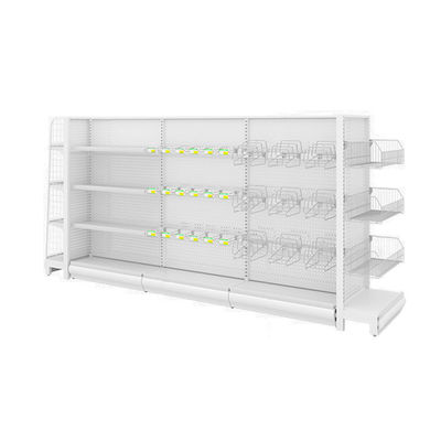 comprar 5-Shelf Metal Supermarket Gondola Display Rack 80kg Capacity online manufacture