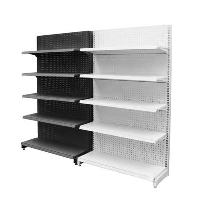 comprar Customizable 5-Shelf Metal Gondola Display for Supermarkets 80kg Capacity online manufacture