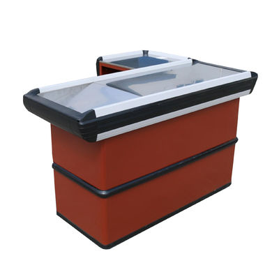 comprar Mostrador de caja de supermercado profesional de grado alimenticio 304 con certificación ISO9001 y tacto mejorado en un 60% online manufacture