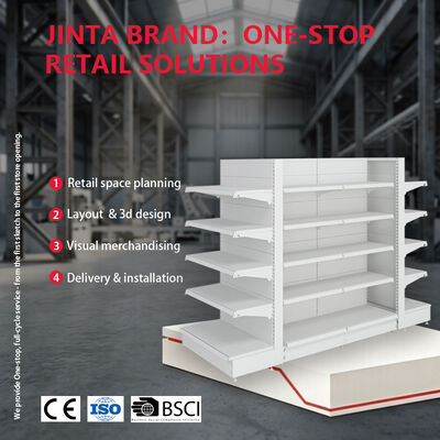 comprar Estantería de exhibición para supermercados de acero laminado en frío de alta resistencia con altura de estante ajustable y capacidad de carga de 140 kg/capa online manufacture