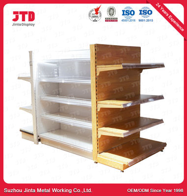 comprar estantes de exhibición del colmado de la estantería 100kgs de la exhibición del supermercado de los 0.9m los 2.1m online manufacture