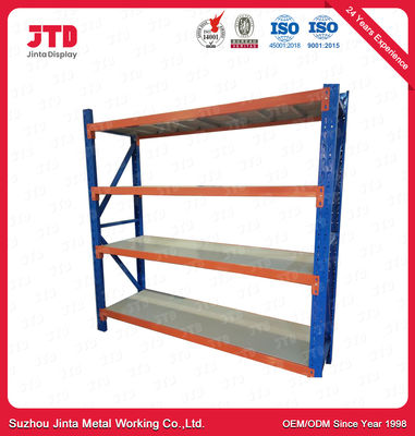 comprar Estantería de poca potencia 800kgs del metal del CE cada estante azul de la capa los 4m online manufacture