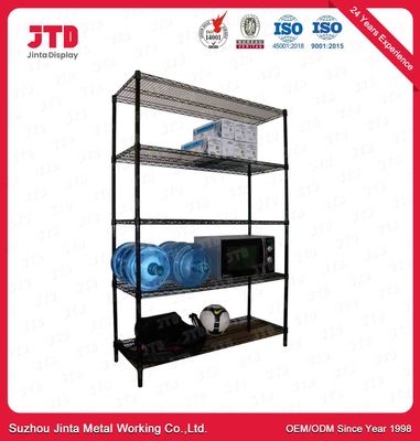 comprar Exhibición del alambre 120kgs de los 6FT que deja de lado estantes negros de la sala de estar del ODM online manufacture