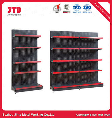 Tormento de la góndola del supermercado/estantes del estante/de la pared de exhibición para la buena capacidad de carga de Runda