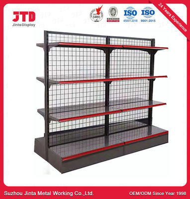 El alambre modificado para requisitos particulares del piso del metal exhibe los estantes para la tienda al por menor del supermercado