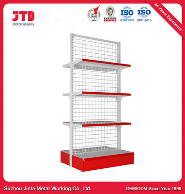 La exhibición ajustable del colmado del metal atormenta la estantería del supermercado del alambre de metal de la góndola