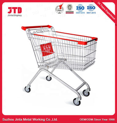 Supermercado Carritos de compras Tiendas de conveniencia 90 / 100 / 120L Almacenamiento Carrito de compras