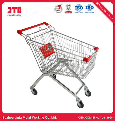 Supermercado Carritos de compras Tiendas de conveniencia 90 / 100 / 120L Almacenamiento Carrito de compras