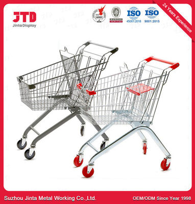 Supermercado Carritos de compras Tiendas de conveniencia 90 / 100 / 120L Almacenamiento Carrito de compras