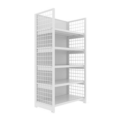 Supermercado Tienda de comestibles Gándola Stand Wire Display Estante Tienda de acero Estante de venta al por menor personalizado