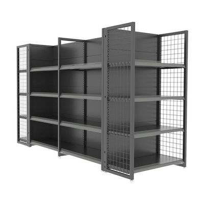 Supermercado Tienda de comestibles Gándola Stand Wire Display Estante Tienda de acero Estante de venta al por menor personalizado