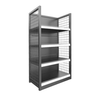 Supermercado Wire Display Estante de estanterías Tienda de venta al por menor personalizada Estante de malla de góndola