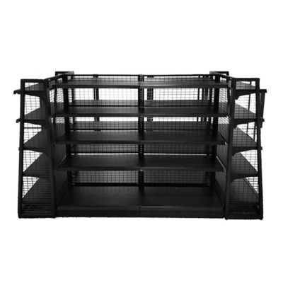 Supermercado Wire Display Estante de estanterías Tienda de venta al por menor personalizada Estante de malla de góndola