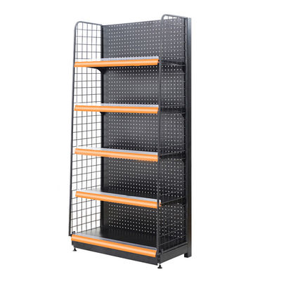Estante de pared rectangular personalizado para la tienda de comestibles tienda de malla Gondola Estante