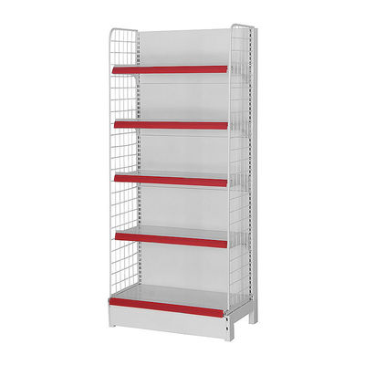 Estante de pared rectangular personalizado para la tienda de comestibles tienda de malla Gondola Estante