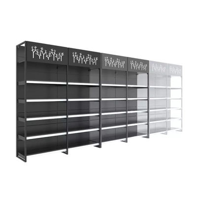 Estantes de exhibición de tiendas de comestibles / estanterías de góndola para tiendas generales Estante de supermercado