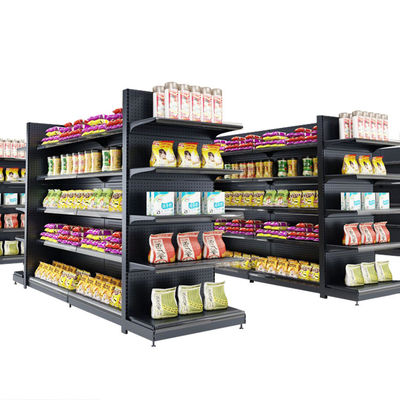 Tienda conveniente Gondola Estantes de venta al por menor Supermercado Tienda de exhibición Estantes