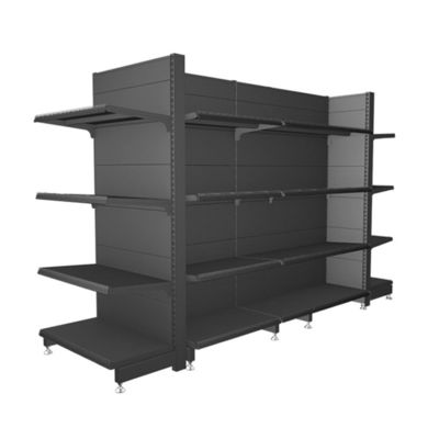 Display de góndola de metal Estantes de comestibles Tiendas de compras Estantes de supermercados Estantes de exhibición Estante
