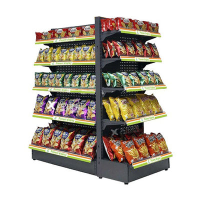 Supermercado Tienda de venta al por menor Gondola de doble cara Display Estante Tienda de conveniencia Estante / Estante