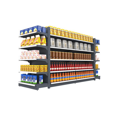 Estante de venta al por menor de metal a medida Display de supermercado Gondola Estante de venta al por menor