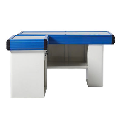 Ancho 550-1200mm Contador de facturación de supermercados de acero inoxidable Mesa de venta al por menor Contadores de facturación