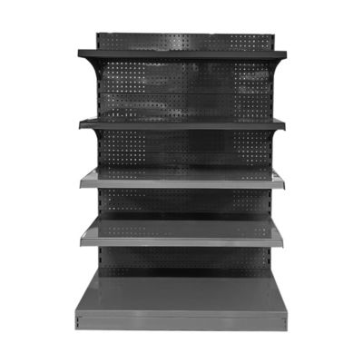 Sistema de estanterías de supermercado de venta al por menor de acero laminado en frío con una capacidad de carga de 30-80 kg por capa