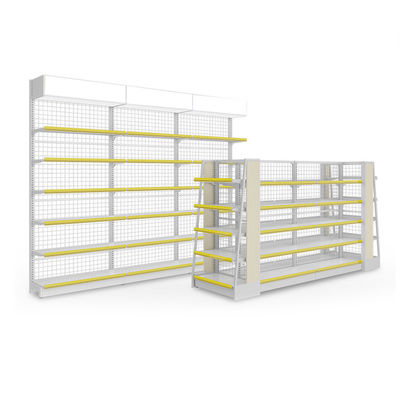 Estructura de acero laminado en frío Sistema de estanterías de venta al por menor para supermercados 30 - 80KG/capa