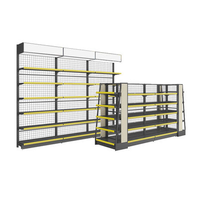 Estructura de acero laminado en frío Sistema de estanterías de venta al por menor para supermercados 30 - 80KG/capa