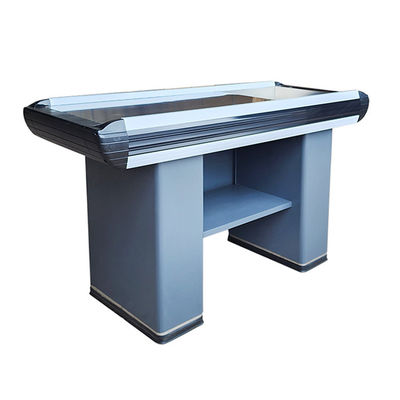 Personalizable Durabilidad Supermercado Checkout Contador Mesa de acero inoxidable Cabinet de acero laminado en frío