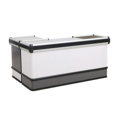 Durabilidad personalizada Cuadro de caja de efectivo / Supermercado Cuadrantes de caja de acero con cinta transportadora