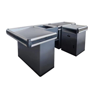 Contador de caja de acero inoxidable personalizable con cinta transportadora del cliente
