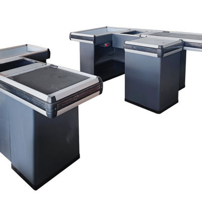 Contador de caja de acero inoxidable personalizable con cinta transportadora del cliente