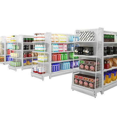 Estante de exhibición de supermercado de estilo moderno