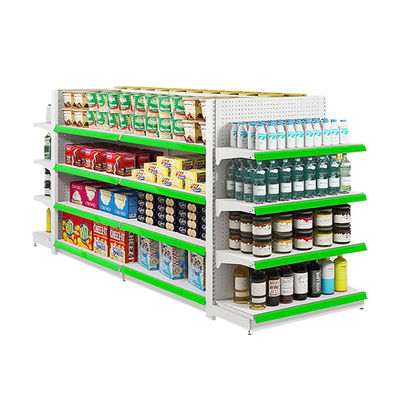 Organice su tienda con estantes de exhibición de supermercados para un fácil acceso al producto