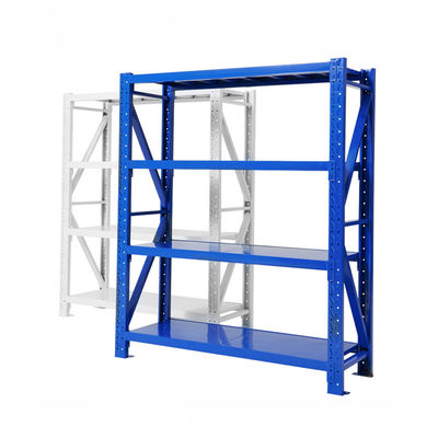 Estante de almacenamiento de acero laminado en frío resistente y duradero con capacidad de 500-3000 kg por capa