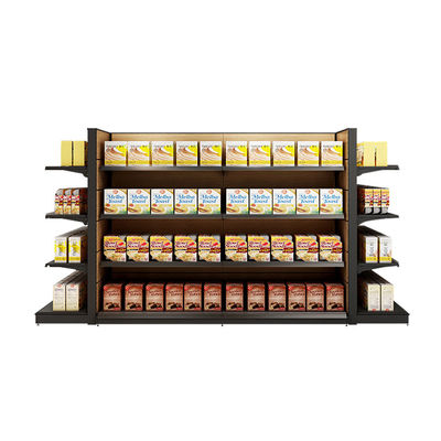 Sistema de estantería de pantallas de supermercado moderno y estable